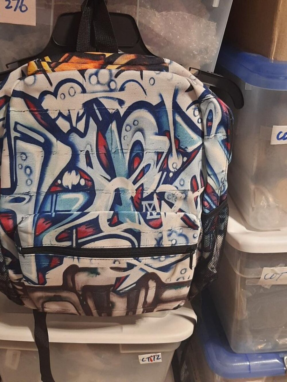 NEW ! Hip-Hop Graffiti Print Teens Backpack for Kids For Student & Travel